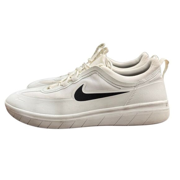 Nike SB Nyjah Free 2 Shoes Mens Size 13 White Skate Sneakers BV2078-100 main image 6